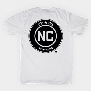 Love NC Brunswick Beaches (Front & Back) T-Shirt